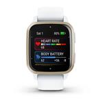 Garmin Venu Sq 2, Cream Gold / White