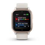 Garmin Venu Sq 2 Music, broskyňovo zlatá / slonovinová kosť