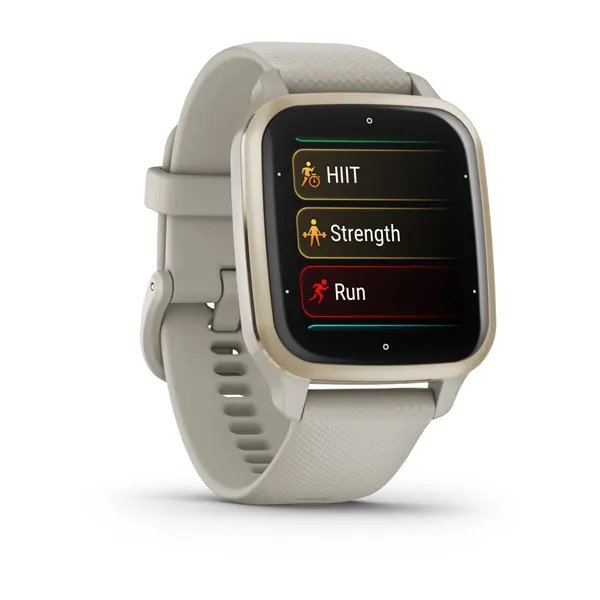 Garmin Venu Sq 2 Music, Cream Gold / French Grey