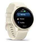 Garmin vivoactive 6 Lunar Gold / řemínek Bone