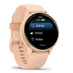 Garmin vivoactive 6 Metallic Pink Dawn / řemínek Pink Dawn