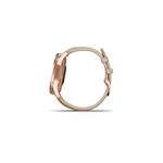 Garmin vivomove Luxe, Rose gold s light sand talianskym koženým pásikom 010-02241-21