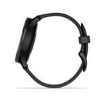 Garmin vivomove Trend, Nerezová luneta Slate, silikonový řemínek