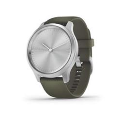 Garmin vivomove3 Style, Silver/Green Band 010-02240-21 Stylové elegantní hodinky s měřením denní aktivity a srdečního tepu. - Wearables