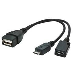 Gembird Cablexpert USB OTG AF/microUSB M + microUSB F, 0,15m