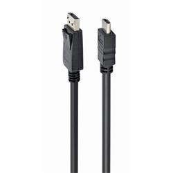Gembird DisplayPort -> HDMI cable, M/M, 1.8m