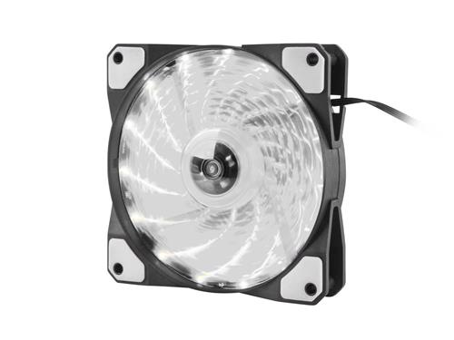 Genesis ventilátor Hydrion 120, bílé LED, 120mm 