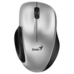 GENIUS Ergo 8200S Silver/ 1200 dpi/ bezdrôtový/ USB Type-C/ 5 tlačidiel/ tichý/ BlueEye senzor/ strieborný