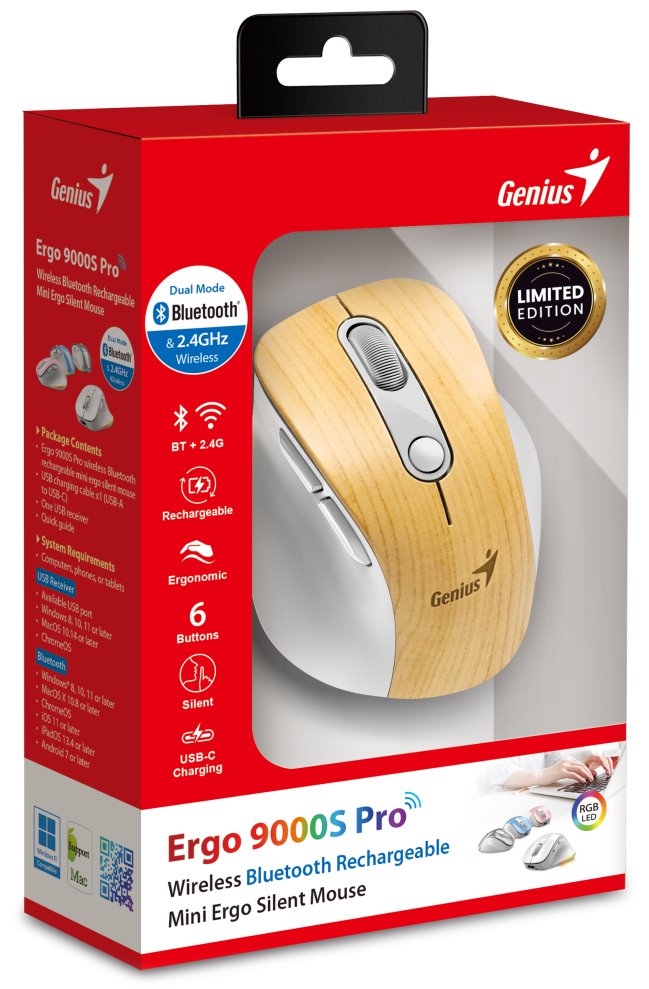 Genius Ergo 9000S Pro, borovica