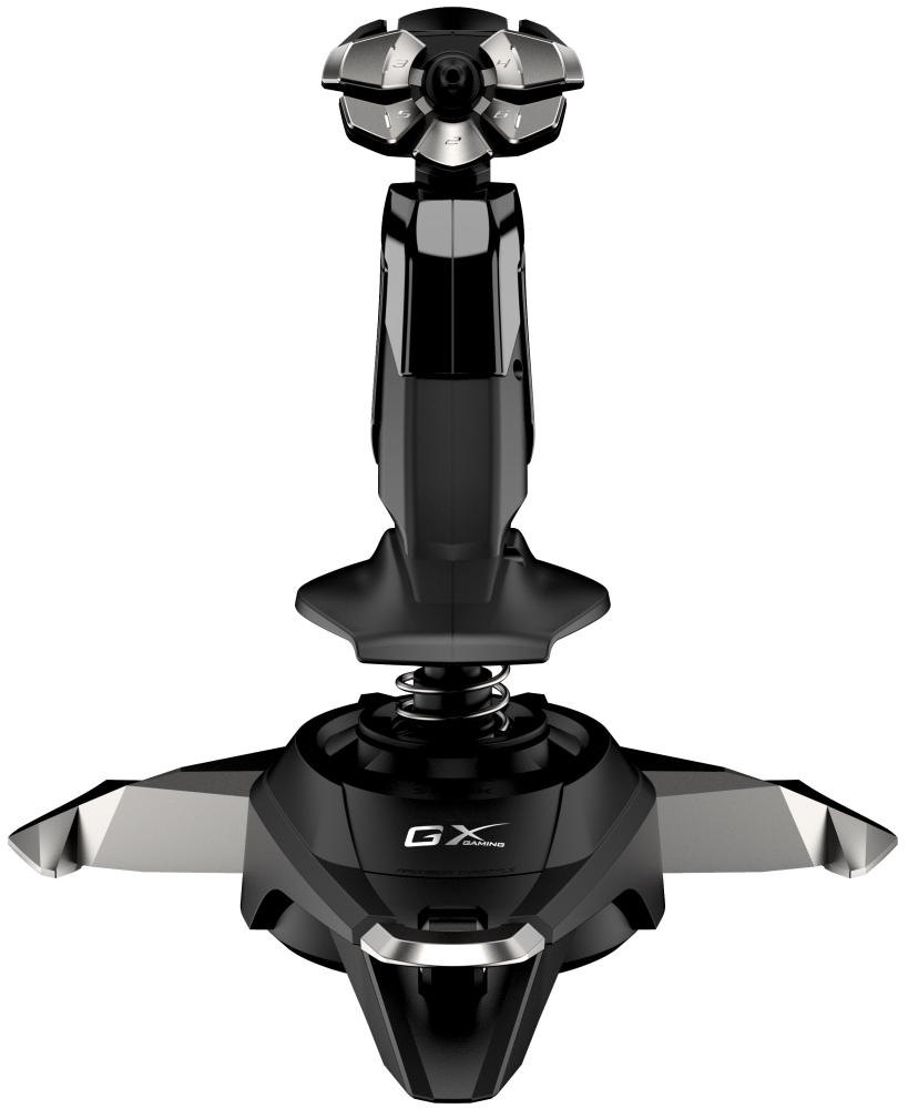 GENIUS GX Gaming joystick MaxFire F27/ drátový/ USB/ 4směrový/ 12 funkčních tlačítek/ pro PC