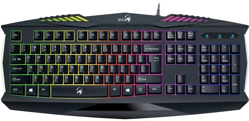 Genius GX Gaming Scorpion K220, čierna, CZ/SK