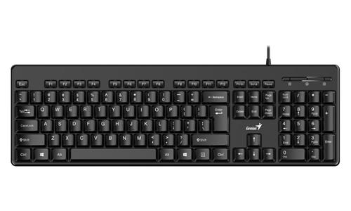 GENIUS KB-116/ Káblové pripojenie/ USB/ Čierne/ CZ+SK rozloženie