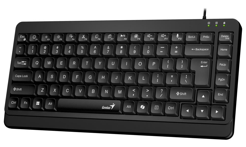 GENIUS LuxeMate 109/ Drátová/ USB/ Copilot/ černá/ CZ+SK layout