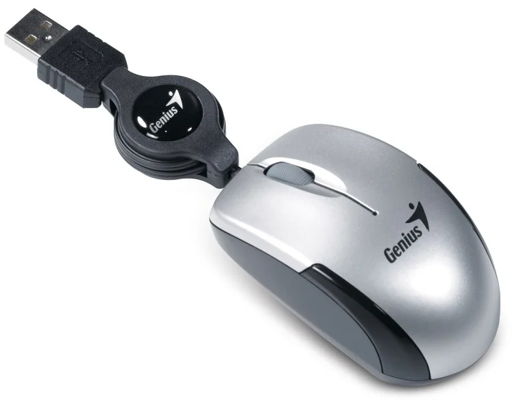 Genius Micro Traveler V2, strieborná