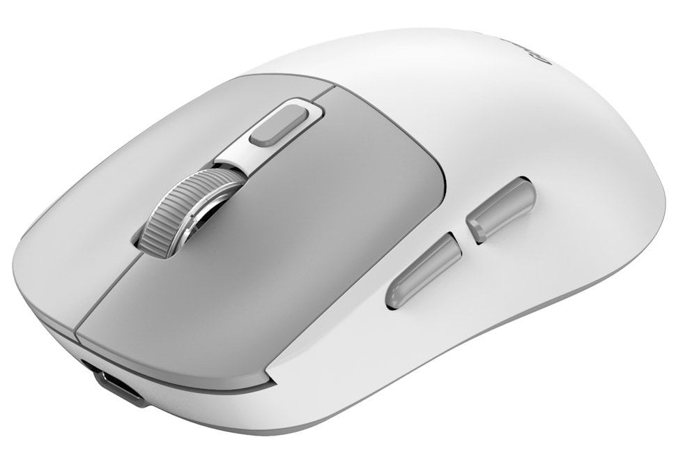 GENIUS NX-8260S BT White/ 2400 dpi/ bezdrôtová/ duálne pripojenie BT + 2,4 GHz/ tichá/ rýchle nabíjanie/ ultralahká/ Copilot/ bielo-sivá