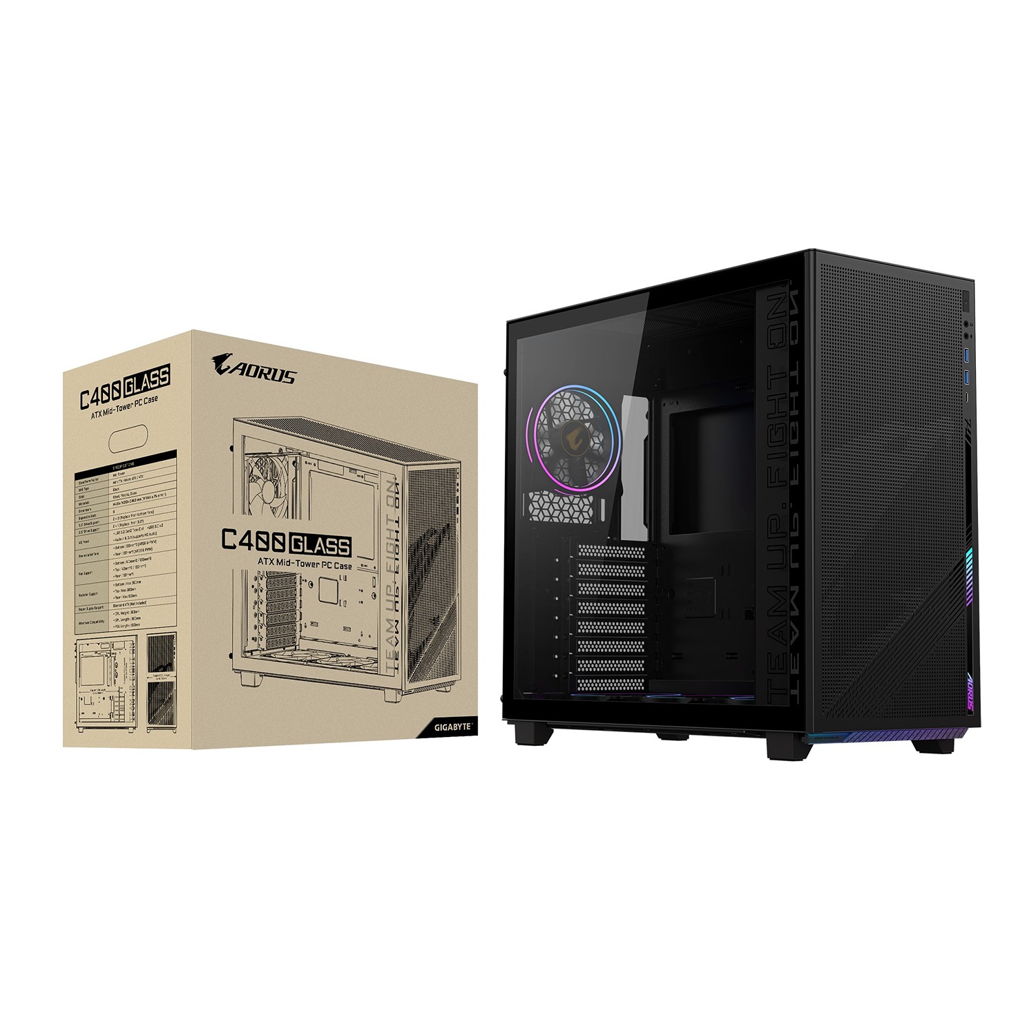 GIGABYTE AORUS C400 GLASS