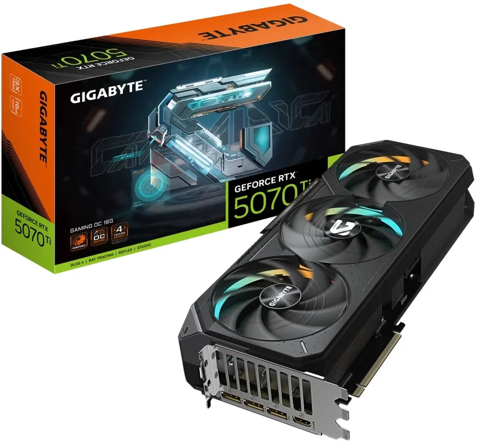 GIGABYTE GeForce RTX 5070 Ti GAMING OC 16G