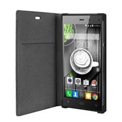 GIGABYTE kožené flip pouzdro pro Guru GX, Černé