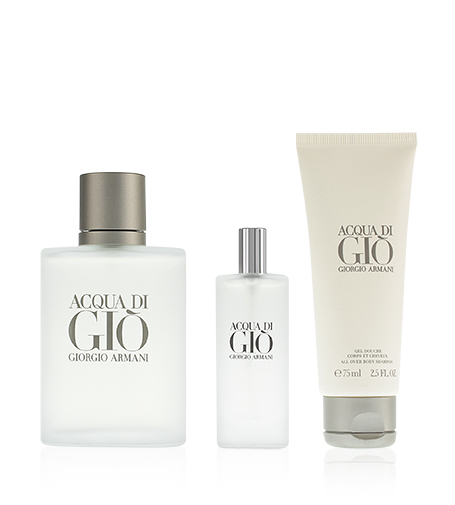 Giorgio Armani Acqua di Gio Pour Homme EdT 100ml + EdT 15ml + SG 75ml - Dárková kazeta