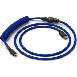 Glorious Coiled Cable Cobalt, 1,37m, modrý