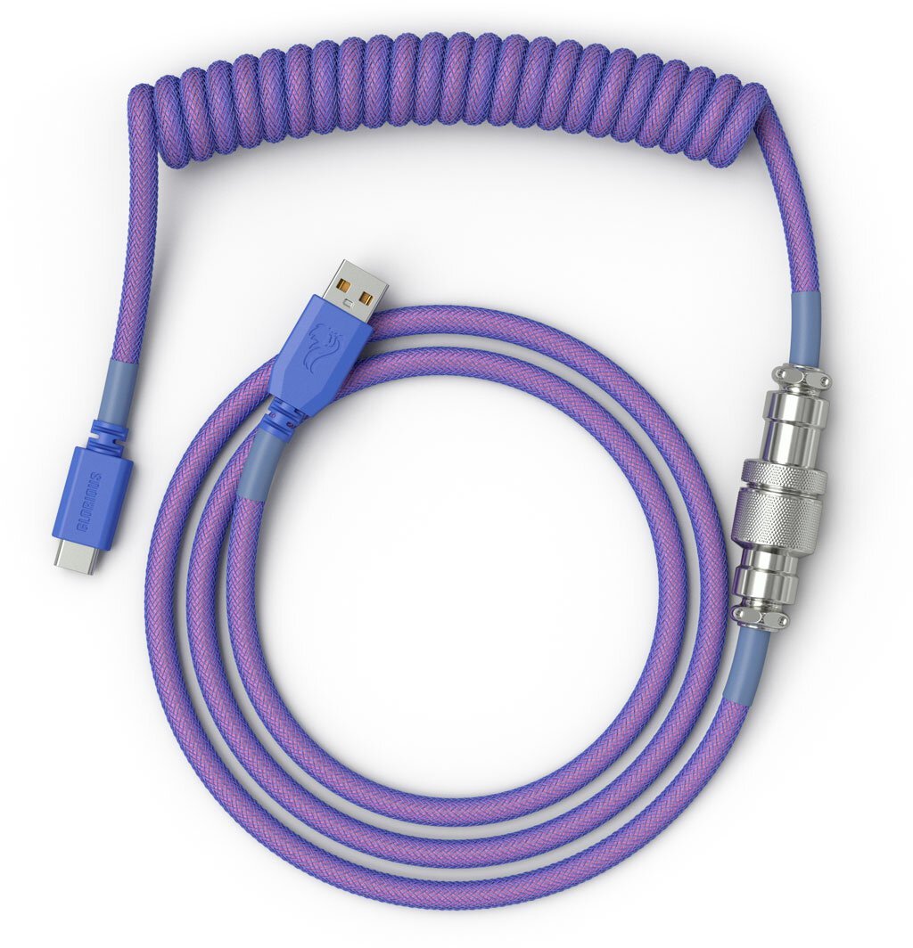 Glorious Coiled Cable Nebula, 1,37m, fialový (GLOCBLCOILNEBULA