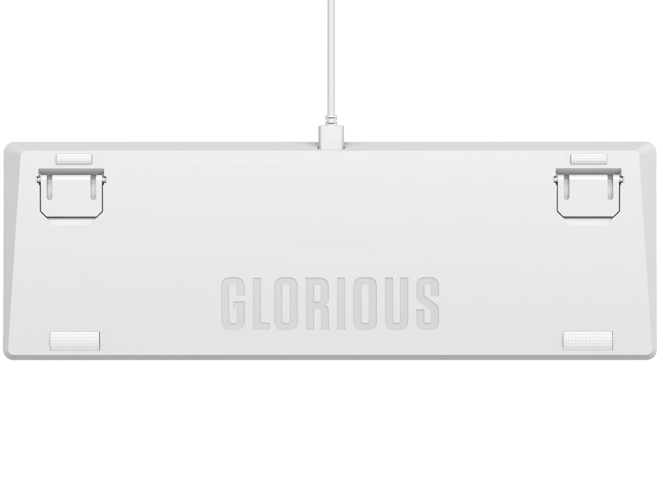Glorious GMMK 2 klávesnice - Fox Switches, US-Layout, bílá