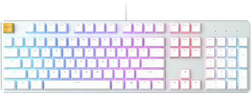 Glorious GMMK Full Size White Ice Edition, Gateron-Brown, US Layout, biela