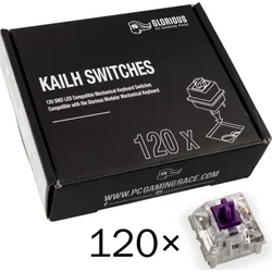 Glorious Kailh Pro Purple Switches, 120 ks