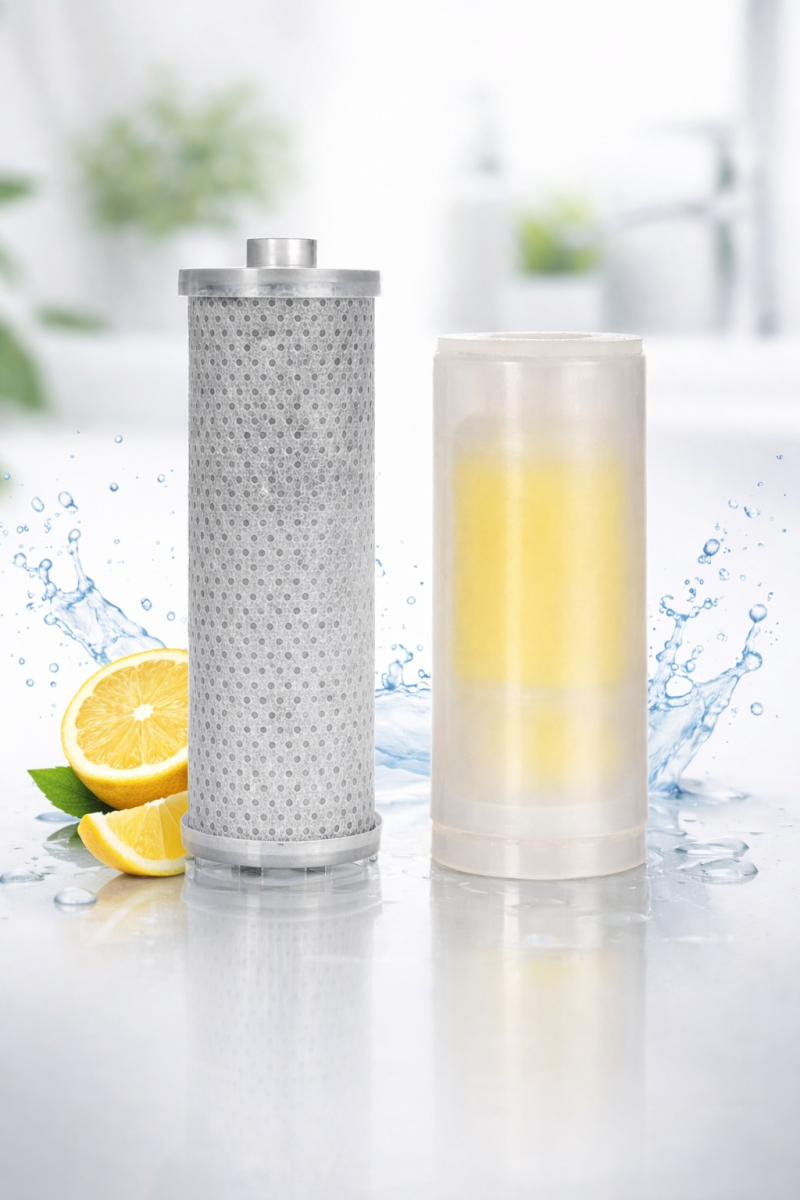 GLOX SF001C – Filter pre sprchovú hlavicu ACF – citrón