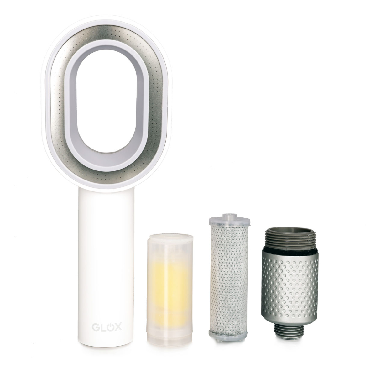 GLOX SH001W – Sada sprchovej hlavice s filtrom, biela