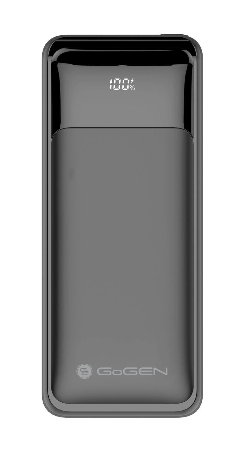 GoGEN 30000 mAh, PB300002B, powerbank, čierna