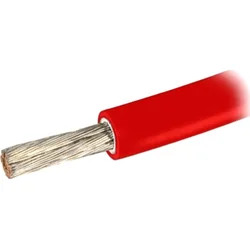 GOOWEI Energetický kábel pre solárne panely 1x 6mm2 meď, červený (1m)