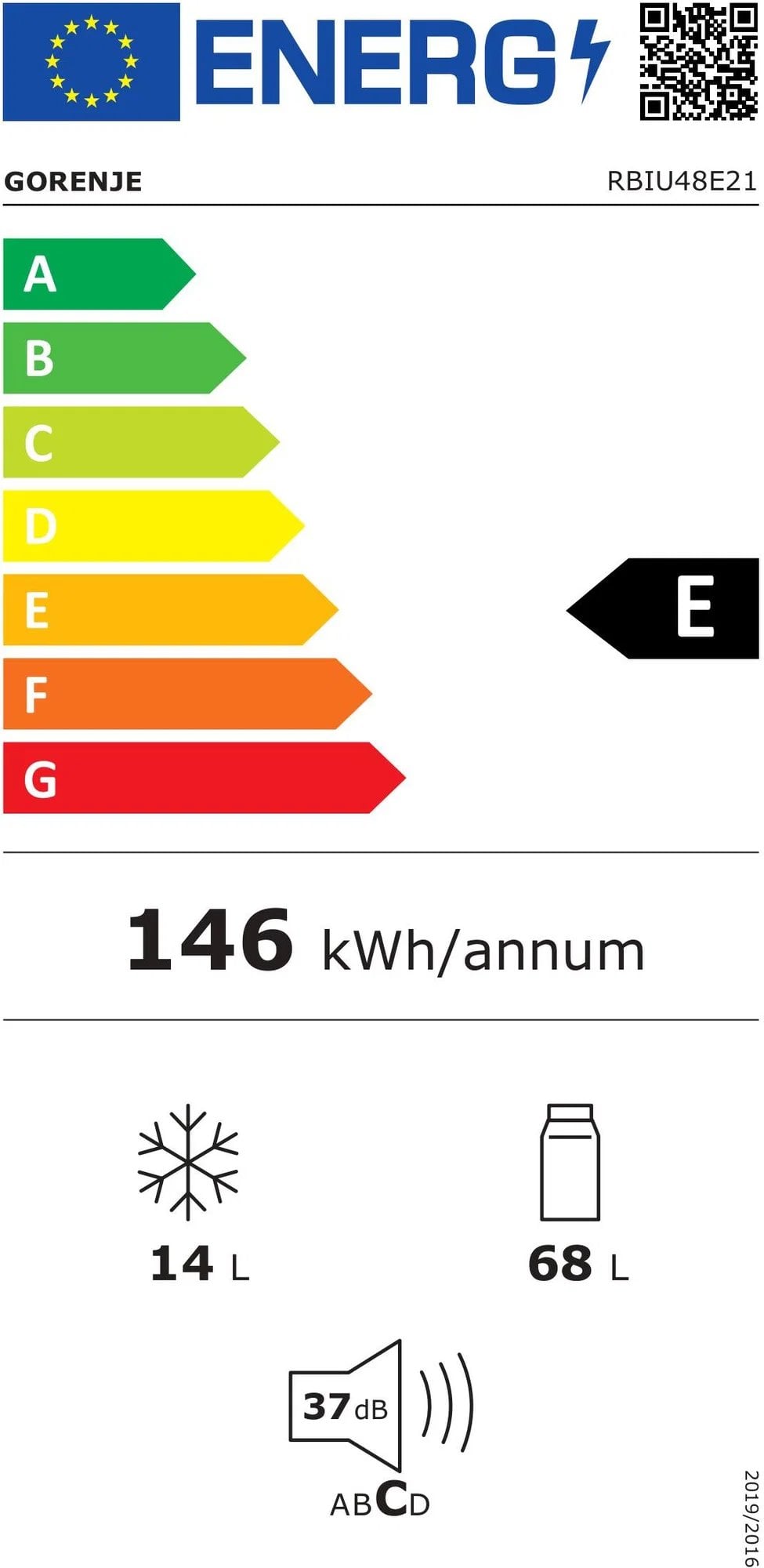 Gorenje RBIU48E21