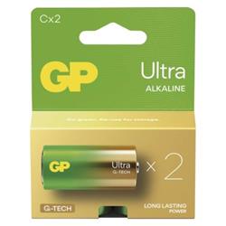 GP alkalická baterie ULTRA C malé mono (LR14) 2pack