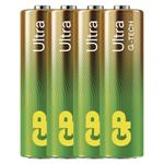 GP alkalické batérie ULTRA AA (LR6) 4pack