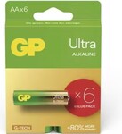 GP alkalické batérie ULTRA AAA (LR03) 6pack