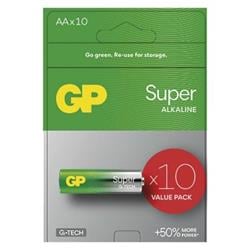 GP Super Alkaline batteries 15A LR06 (AA, pencil) 1,5V 10 pcs
