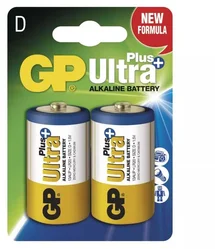 GP Ultra Plus Alkaline R20 (D, veľký mono) blister, 2 kusy