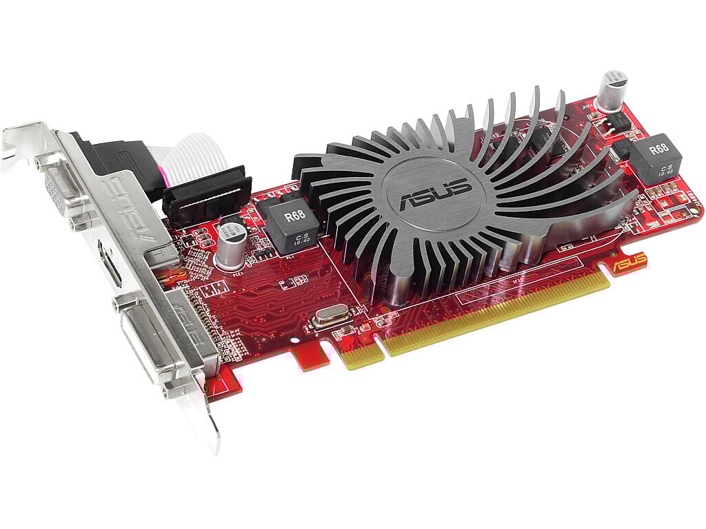 Grafická karta ASUS AMD EAH6450 SILENT/DI/1GD3(LP), 1GB/64bit, DDR3