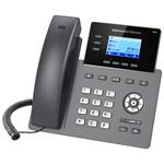 Grandstream GRP2603P/ telefón VoIP/ 2,48" podsvietený grafický displej/ 6x SIP/ 2x LAN/ PoE/ GDMS