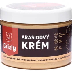 GRIZLY Arašídové máslo s bílou čokoládou 500 g