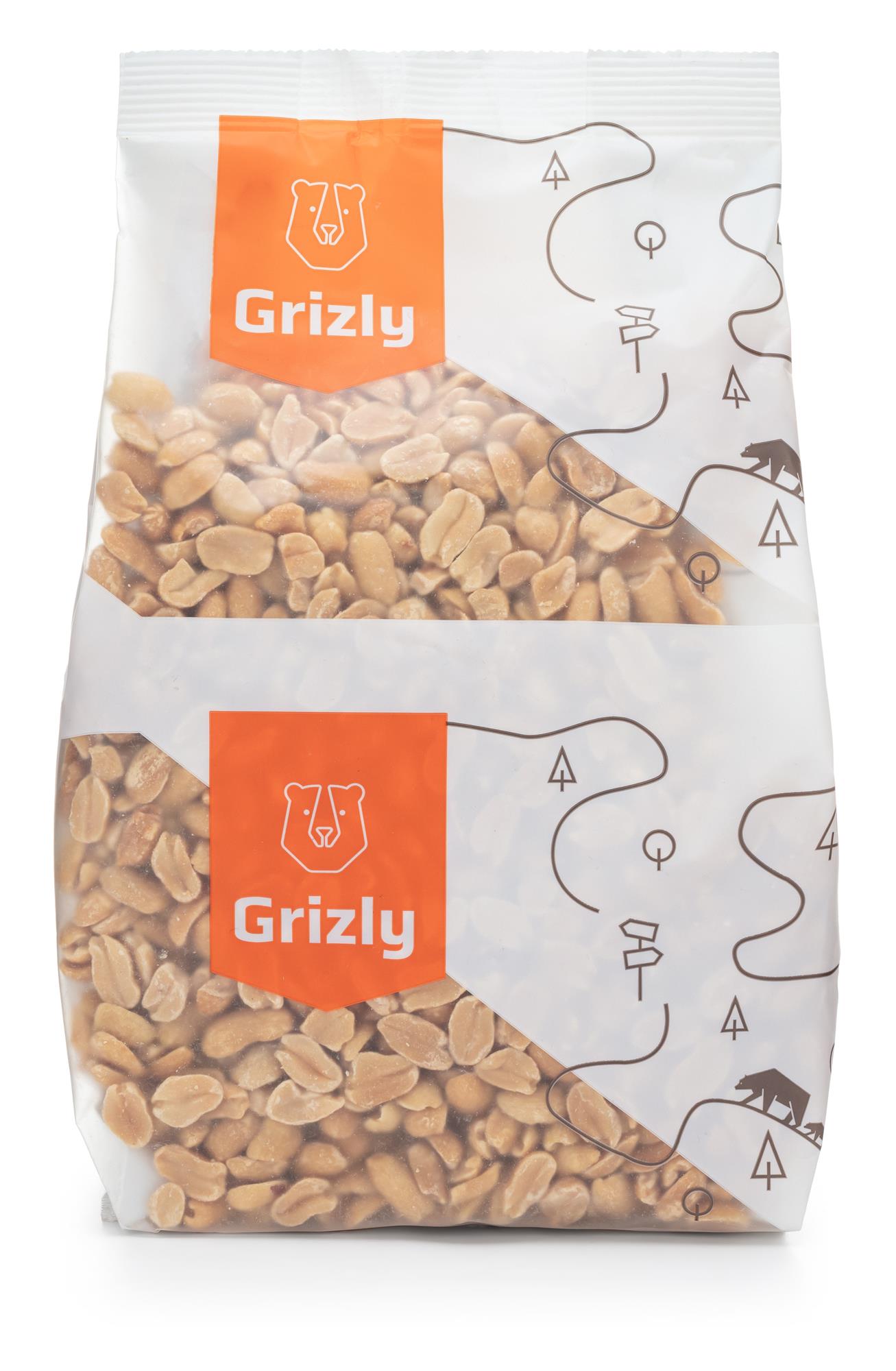 GRIZLY Arašídy loupané pražené nesolené 1 kg
