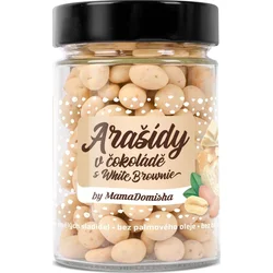 GRIZLY Arašídy ve White Brownie MamaDomisha, 200g
