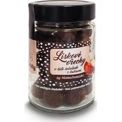 GRIZLY Lískové ořechy v bílé čokoládě a kakau by MamaDomisha, 200g