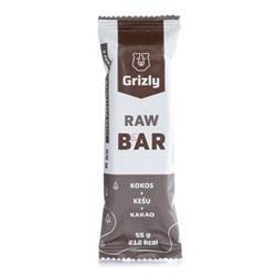 GRIZLY Raw Bar Kokos - Kešu - Kakao 55 g