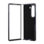 Guess PU 4G Kovový zadný kryt s logom pre Samsung Galaxy Z Fold 6 Grey