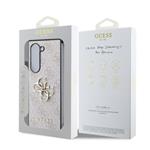 Guess PU 4G Metal Logo Zadní Kryt pro Samsung Galaxy Z Fold 6 Pink