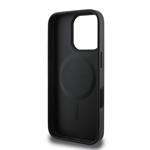 Guess PU kožený zadný kryt 4G Big Love Logo MagSafe pre iPhone 16 Pro Black