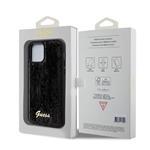 Guess Sequin Script Logo Zadní Kryt pro iPhone 12/12 Pro Black