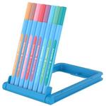 Guľôčkové pero SCHNEIDER "Slider Edge XB Pastel", sada 8 farieb, 0,7 mm, s uzáverom